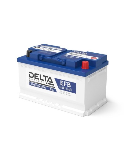 Delta START MASTER EFB 1285 (85 Ah). Аккумулятор автомобильный герметичный свинцово-кислотный. Delta в Омске