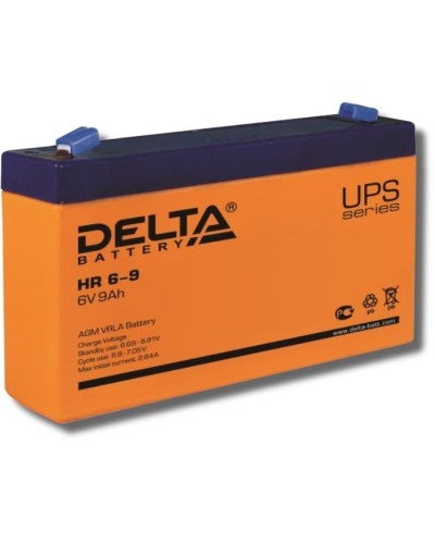 Delta HR 6-9. Аккумулятор герметичный свинцово-кислотный. Delta в Омске