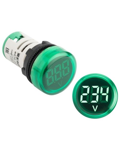 ED16-22VD (ed16-22vd-g). Индикатор значения напряжения зеленый. EKF в Омске