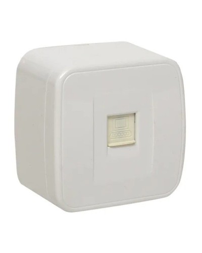 Минск Розетка RJ-45 1-местная ОП 1А (EGK01-035-10). Розетка RJ-45 1-местная ОП 1А. EKF в Омске