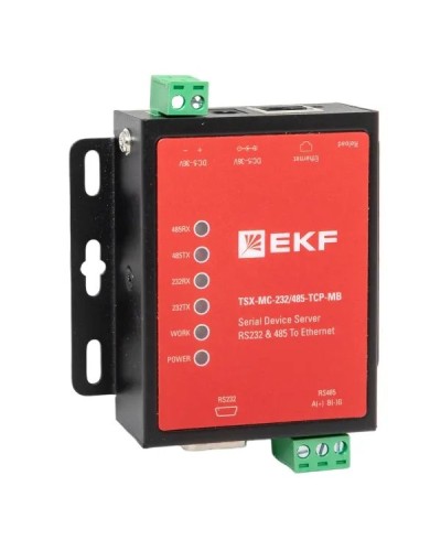 TSX-MC-232/485-TCP-MB. Преобразователь RS-232/485 в Ethernet. EKF в Омске