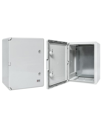 Бокс пластиковый с монтажной платой 500х400х180 IP65 PROxima (PB65MP006). Бокс пластиковый антивандальный. EKF в Омске