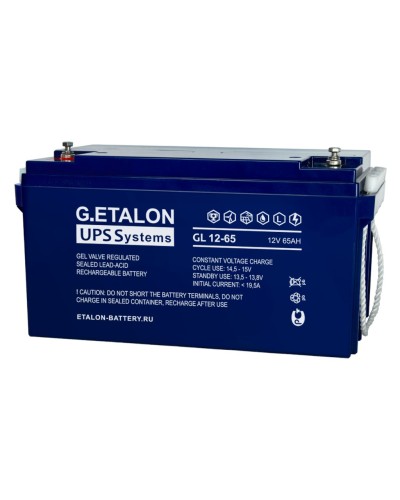 G.ETALON GL 12-65. Аккумулятор герметичный свинцово-кислотный. ETALON в Омске