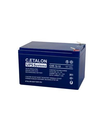 C.ETALON CHR 12-12. Аккумулятор герметичный свинцово-кислотный. ETALON в Омске