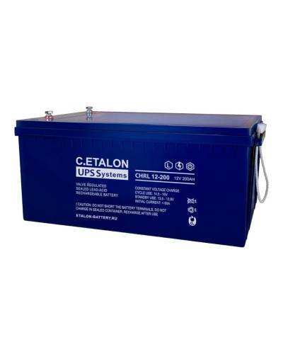 C.ETALON CHRL 12-200. Аккумулятор герметичный свинцово-кислотный. ETALON в Омске