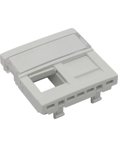 Вставка для 2-х модулей под RJ-45 кат.5e UTP, белая (45971 SBR): Вставка для 2-х модулей в Омске