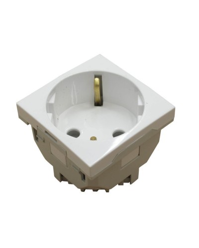 Розетка 2к+З (45х45), белая (45131 SBR): Розетка 2к+З в Омске