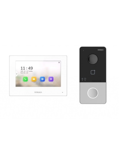 DS-D100IKWF(B). Комплект IP-видеодомофона. HiWatch в Омске