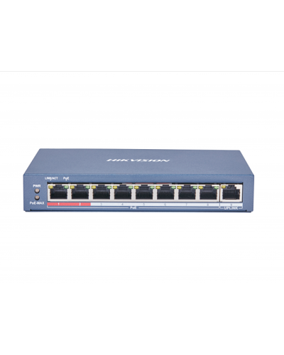 DS-3E0109P-E(C). Коммутатор с питанием POE. Hikvision в Омске