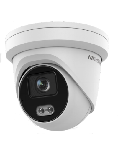 DS-2CD2327G2-LU(2.8mm). Профессиональная видеокамера IP купольная. Hikvision в Омске