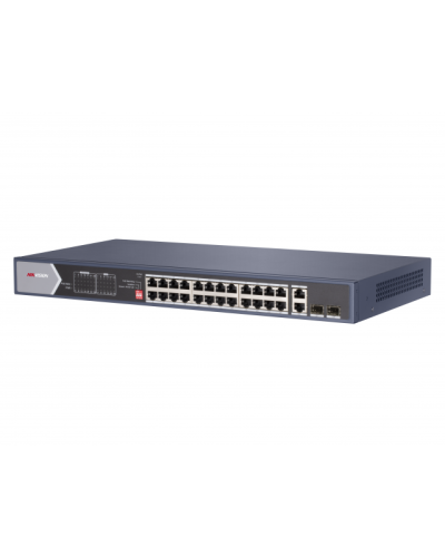 DS-3E0528HP-E. Коммутатор с питанием POE. Hikvision в Омске