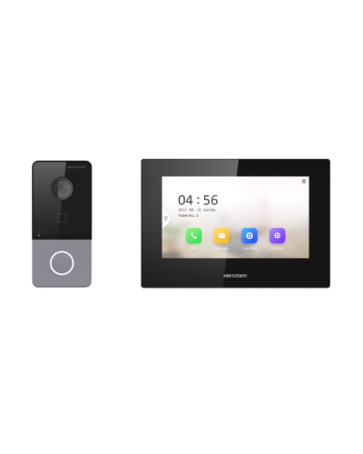 DS-KIS605-P(C). Комплект IP видеодомофона. Hikvision в Омске