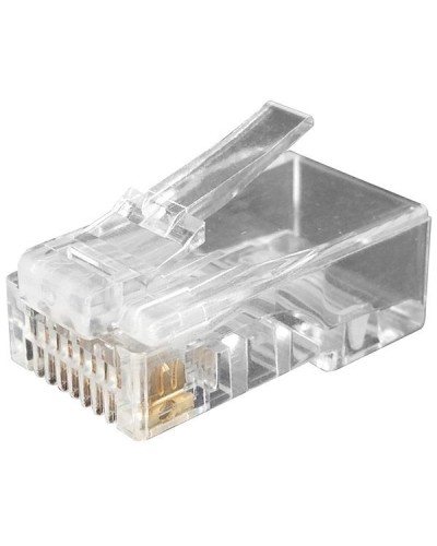 PLUG-8P8C-U-C6-100 (100 шт). Разъем RJ-45. Hyperline в Омске