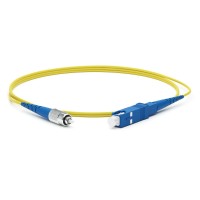 FC-S2-9-FC/UR-SC/UR-H-1M-LSZH-YL. Патч-корд волоконно-оптический одномодовый. Hyperline