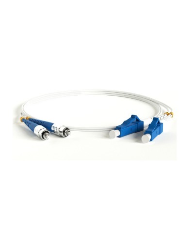 FC-D2-9A1-FC/UR-LC/UR-H-1M-LSZH-WH. Патч-корд волоконно-оптический FC-LC. Hyperline в Омске