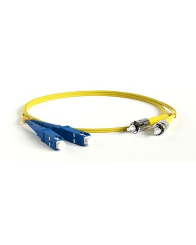 FC-D2-9A1-SC/UR-ST/UR-H-1M-LSZH-WH. Патч-корд волоконно-оптический ST-SC. Hyperline в Омске