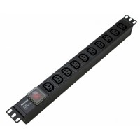 SHE19-10IEC-S-IEC. Блок розеток 19. Hyperline