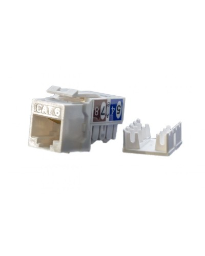 KJ9-8P8C-C6-90-WH. Вставка Keystone Jack RJ-45. Hyperline в Омске