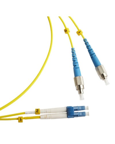 FC-D2-9-FC/UR-LC/UR-H-2M-LSZH-YL. Патч-корд волоконно-оптический FC/UPC-LC/UPC. Hyperline в Омске