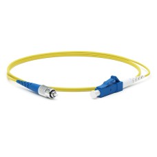 FC-S2-9-FC/UR-LC/UR-H-1M-LSZH-YL. Патч-корд волоконно-оптический одномодовый. Hyperline