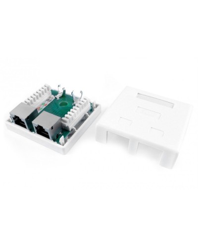 SB1-2-8P8C-C6-SH-WH. Розетка RJ-45. Hyperline в Омске
