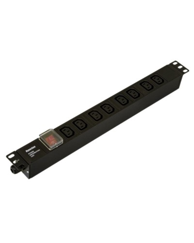 SHE19-8IEC-S-CB. Блок розеток 19. Hyperline в Омске