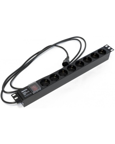SHE19-8SH-S-2.5IEC. Блок розеток 19. Hyperline в Омске