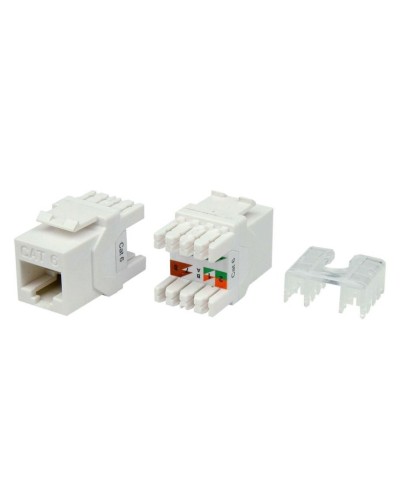KJ8-8P8C-C6-180-WH. Вставка Keystone Jack RJ-45. Hyperline в Омске