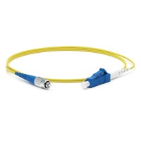 FC-S2-9-FC/UR-LC/UR-H-3M-LSZH-YL. Патч-корд волоконно-оптический одномодовый. Hyperline