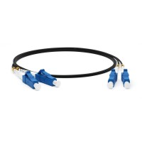 FC-D2-9-LC/UR-LC/UR-H-3M-LSZH-BK. Патч-корд волоконно-оптический одномодовый. Hyperline