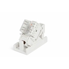 SIP2K-C5E-M45-22.5. Вставка 45х22,5 с наклонным модулем RJ-45 категории 5е. Hyperline
