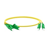 FC-D2-9-LC/AR-LC/AR-H-2M-LSZH-YL. Патч-корд волоконно-оптический одномодовый. Hyperline