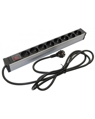 SHZ19-8SH-S-2.5EU. Блок розеток 19. Hyperline в Омске
