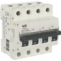 M06N 4P C 63А 6кА ARMAT (AR-M06N-4-C063). Автоматический выключатель. IEK