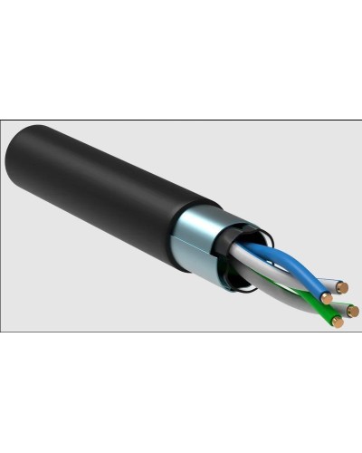 GENERICA F/UTP 5E 24AWG 2PR LDPE 1м черный 305м (BC3-C5E02-339-305-R-G). Кабель «витая пара» (LAN) для структурированных систем связи. IEK в Омске