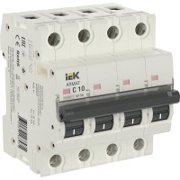 M10N 4P C 10А 10кА ARMAT (AR-M10N-4-C010). Автоматический выключатель. IEK