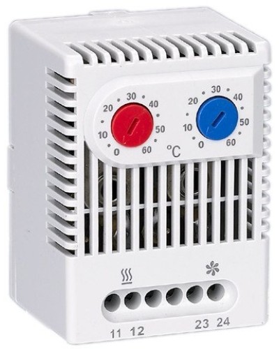 Термостат двухканальный от 0 до +60°C NO+NC (YCE-DTNO-NC-60). Термостат двухканальный. IEK в Омске