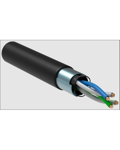GENERICA U/UTP 5E 24AWG 2PR LDPE черный (BC3-C5E02-139-305-R-G). Кабель «витая пара» (LAN) для структурированных систем связи. IEK в Омске