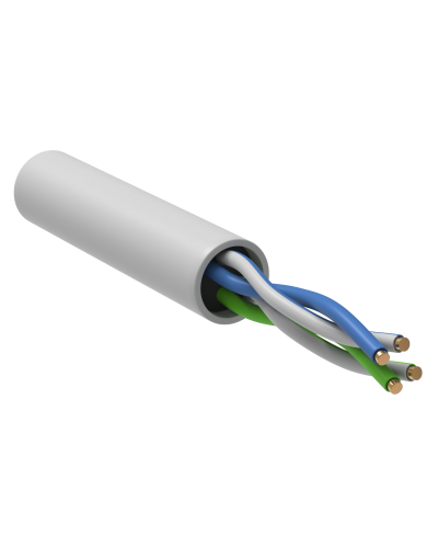 GENERICA U/UTP кат. 5E 24AWG 2 пары LSZH INDOOR белый (BC1-C5E02-128-305-G). Кабель «витая пара» (LAN) для структурированных систем связи. IEK в Омске