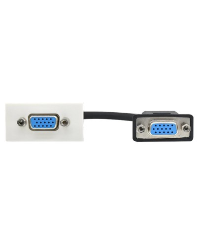 Розетка VGA M/M PRIMER РКМ-20-20-П белый IEK (PR-KK40D-RV-0-2-K01). Розетка. IEK в Омске