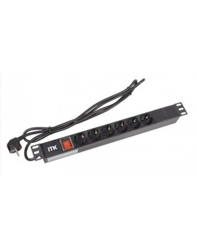 PH12-6D1-P. Блок розеток 19”. ITK в Омске