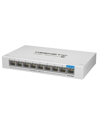 Keenetic KN-4710 (L2) 9х1Гбит/с 8PoE+ 120W. Коммутатор с PoE. KEENETIC в Омске