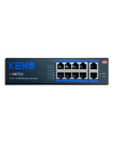 KN-SW802POE+. Коммутатор с питанием по PoE. KENO в Омске