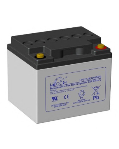 LEOCH LPG 12-38. Аккумулятор герметичный свинцово-кислотный. LEOCH в Омске