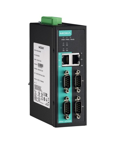 NPort IA5450A. 4-портовый усовершенствованный преобразователь. MOXA в Омске