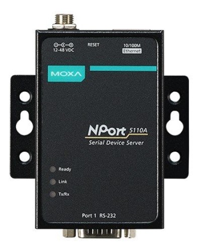 NPort 5110A. 1-портовый асинхронный сервер. MOXA в Омске
