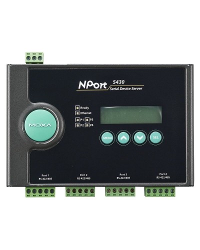 NPort 5430. 4-портовый асинхронный сервер. MOXA в Омске