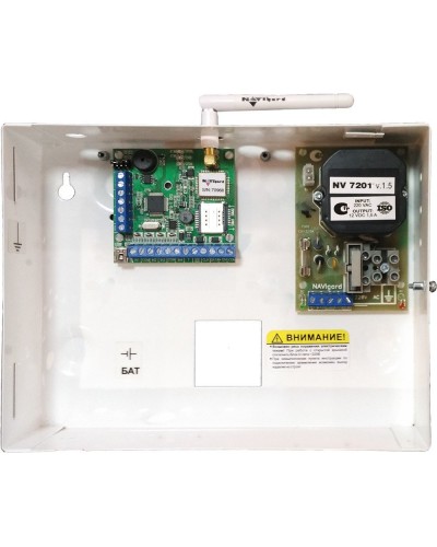 NV 1010c. Устройство оконечное объектовое приемно-контрольное c GSM коммуникатором. NAVIgard в Омске
