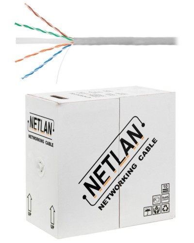 U/UTP 4pair, Cat6, Solid, In, PVC (EC-UU004-6-PVC-GY). Кабель «витая пара» (LAN) для структурированных систем связи. NETLAN в Омске