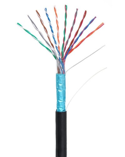 F/UTP 10pair, Cat5, Out, PE (EC-UF010-5-PE-BK-3). Кабель «витая пара» (LAN) для структурированных систем связи. NETLAN в Омске